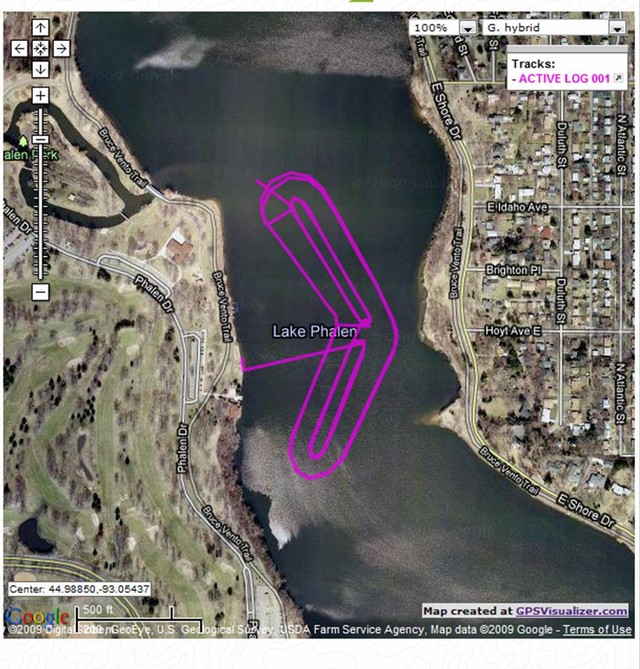 fire on ice 2010 track layout